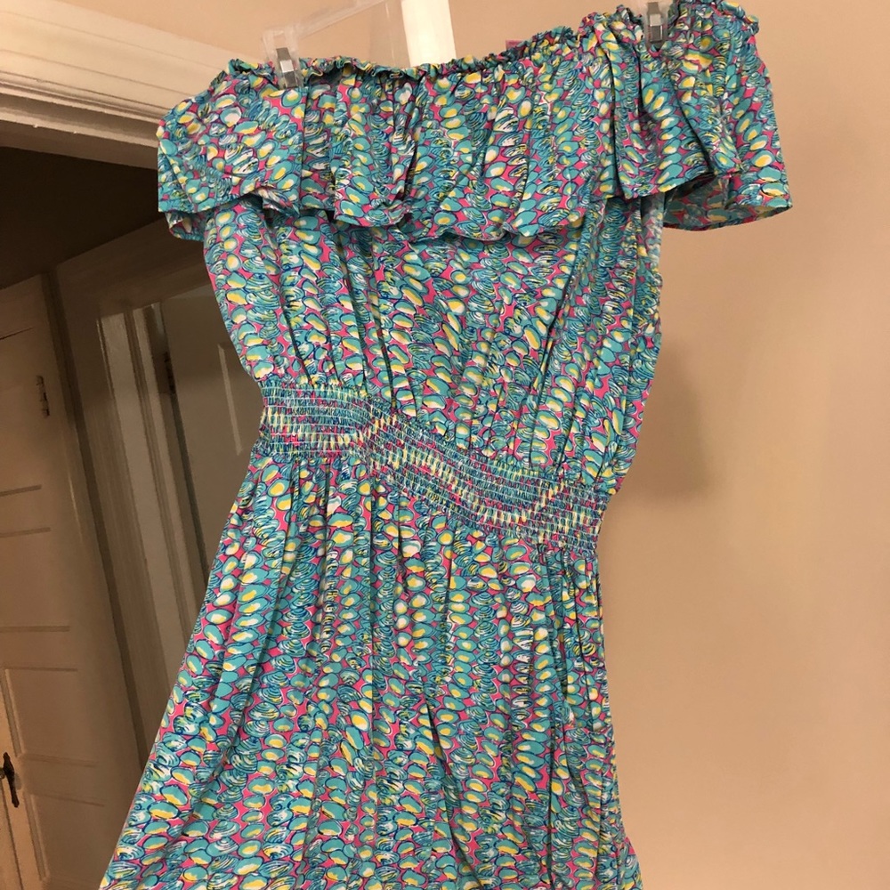 Vintage shell print Lilly Pulitzer dress